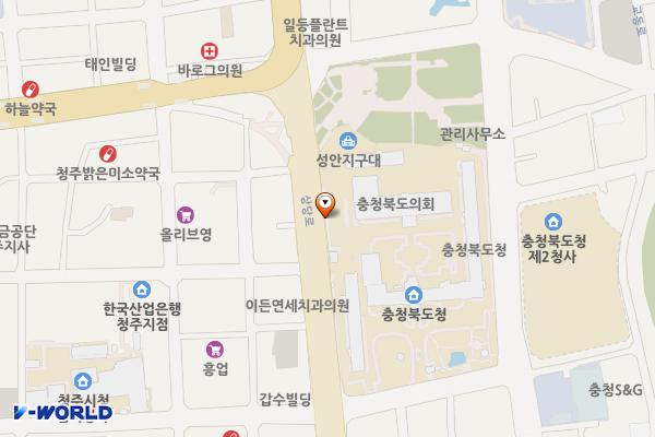 충북도청(24년) 위치 지도 — 충청북도 청주시 상당구 상당로 82