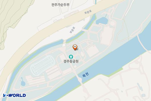 경주동궁원 위치 지도 — 경북 경주시 북군동 185-1