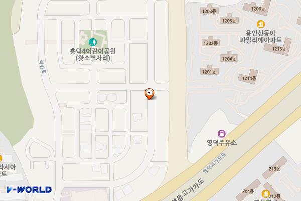 수원교회 인근 위치 지도 — 경기도 용인시 기흥구 영덕동 1180