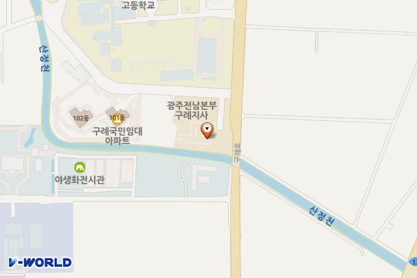 구례지사(공용) 위치 지도 — 전남광주통합특별시 구례군 구례읍 구례로 397