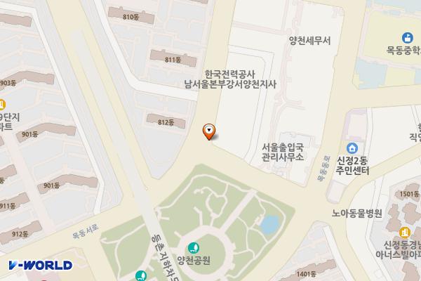 강서양천지사(공용) 위치 지도 — 서울특별시 양천구 신정동 319-1