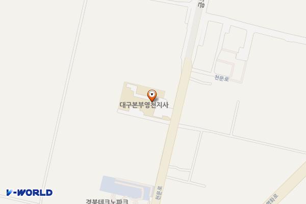 영천지사(공용) 위치 지도 — 경상북도 영천시 천문로 199