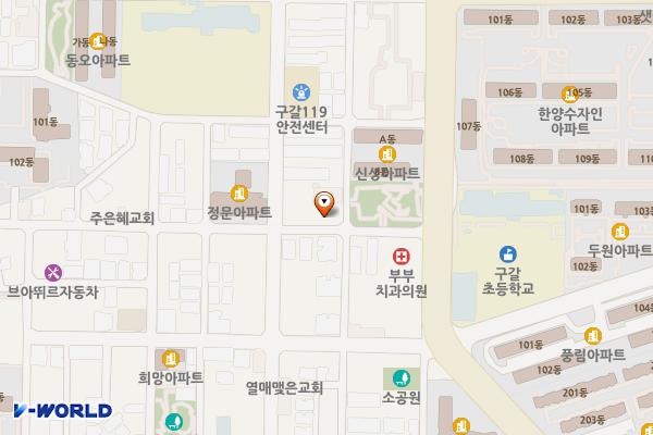 구갈119안전센터 주변 위치 지도 — 경기도 용인시 기흥구 신구로64번길 5