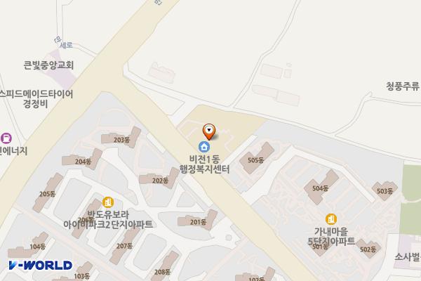 비전1동 행전복지센터 위치 지도 — 경기도 평택시 비전2로 330