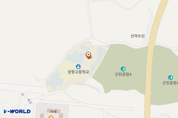 장항고등학교 위치 지도 — 충청남도 서천군 장항읍 성화로193번길 6