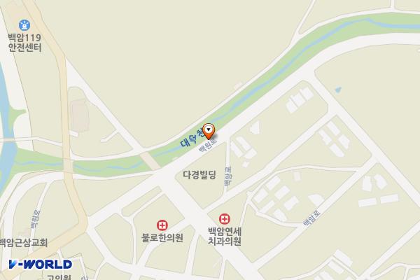 백암시내 주변 위치 지도 — 경기도 용인시 처인구 백암면 백암리 364-5