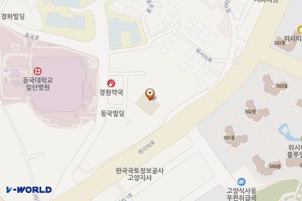 식사동마트 위치 지도 — 경기도 고양시 일산동구 동국로 28-8