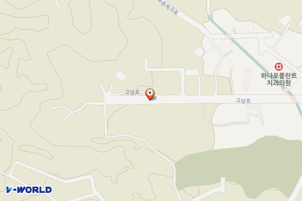 고당로 주변 위치 지도 — 경기도 용인시 처인구 원삼면 고당리 308-3