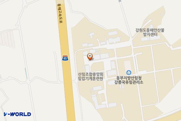 산림조합중앙회 위치 지도 — 강원특별자치도 강릉시 연곡면 진고개로 2530-30