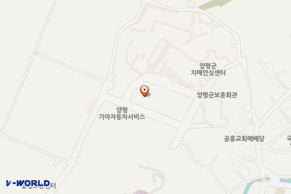 양평 노인복지회관 위치 지도 — 경기도 양평군 양평읍 중앙로111번길 34-6