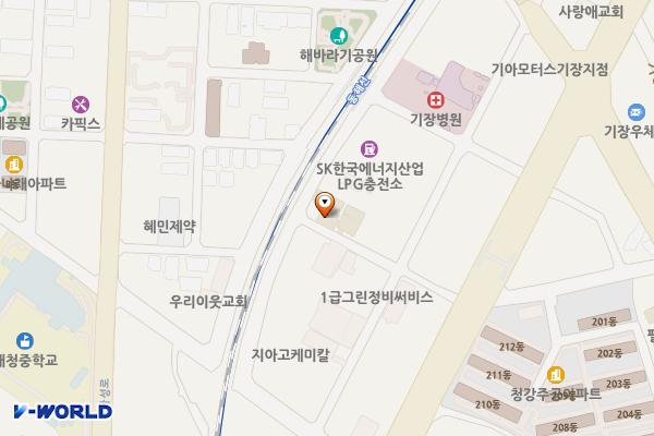 하운드호텔 기장오시리아점 위치 지도 — 부산광역시 기장군 기장읍 기장대로413번길 32