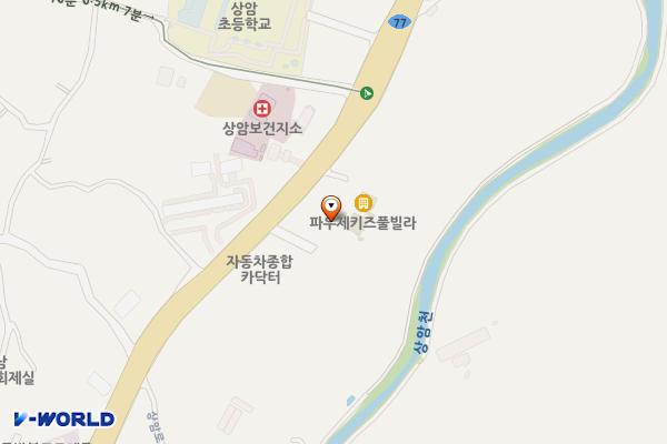 파우제키즈풀빌라 위치 지도 — 전남광주통합특별시 여수시 상암로 612
