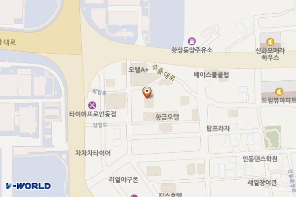 브라운도트호텔 구미인동점 위치 지도 — 경상북도 구미시 인동중앙로3길 44-4