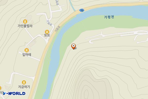 아이섬 풀 글램핑장 위치 지도 — 경기도 가평군 북면 꽃넘이길 115-115