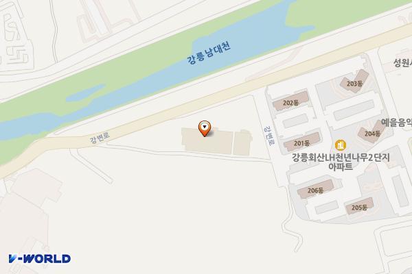 1004식자재마트 위치 지도 — 강원특별자치도 강릉시 강변로 50