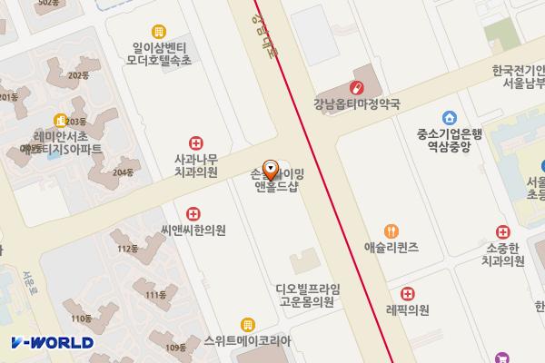 광일프라자 위치 지도 — 서울특별시 서초구 강남대로 331