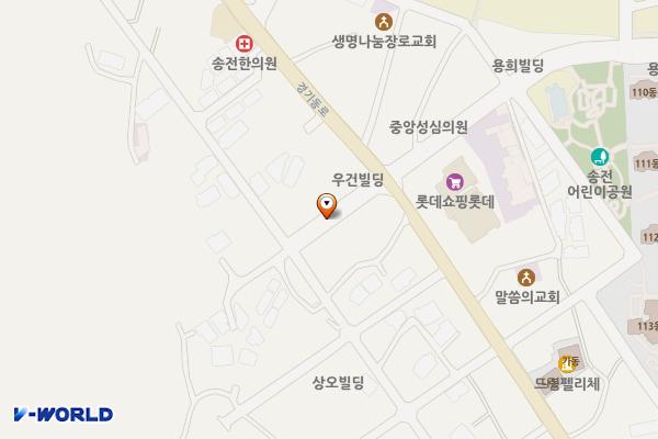 송전초등학교 주변 위치 지도 — 경기도 용인시 처인구 이동읍 송전리 605-3