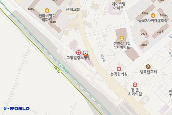새찬요양병원 위치 지도 — 경기도 고양시 덕양구 토당로67번길 2