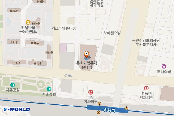 상동스카이뷰자이 위치 지도 — 경기도 부천시 원미구 부일로 203