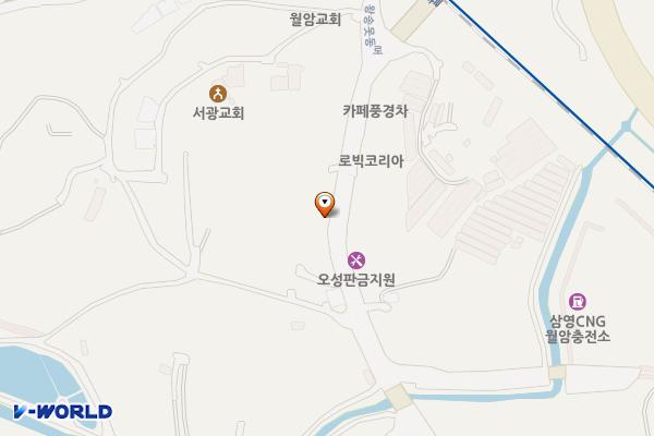 기아오토큐 월암점 (급) 위치 지도 — 경기도 의왕시 왕소나무길 18 (월암동)