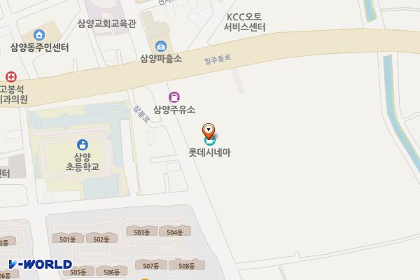 메가박스삼화 충전소 위치 지도 — 제주특별자치도 제주시 삼봉로 11