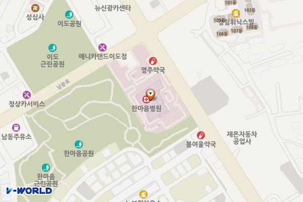 제주한마음병원 충전소 위치 지도 — 제주특별자치도 제주시 연신로 52