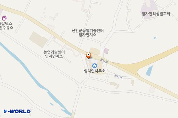 1004섬_임자농협 위치 지도 — 전남광주통합특별시 신안군 임자면 임자로 87-63