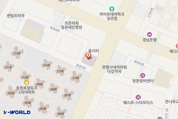 일신메디컬센터 위치 지도 — 부산광역시 기장군 정관읍 정관6로 31