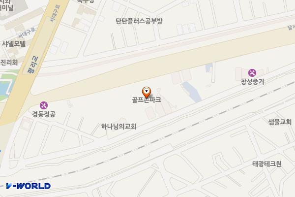 비산루카스서대구주차장 위치 지도 — 대구광역시 서구 달서천로 218