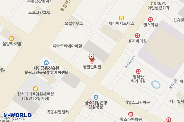 화신상가지주회 위치 지도 — 경상남도 창원시 성산구 상남로 89