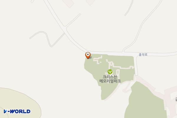 크리스찬메모리얼파크 위치 지도 — 경기도 파주시 조리읍 홀작로 164