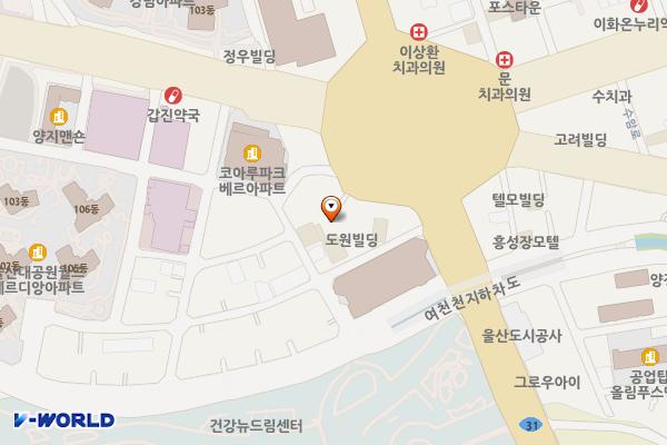 리더스파크 위치 지도 — 울산광역시 남구 두왕로 337-1