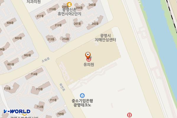 광명G타워 위치 지도 — 경기도 광명시 소하로 190