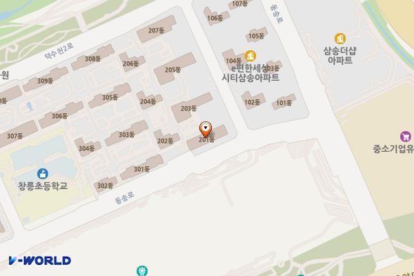 삼송이편한세상시티2차 위치 지도 — 경기도 고양시 덕양구 덕수천2로 150