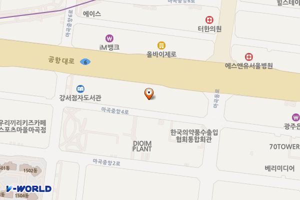우성에스비타워2차 위치 지도 — 서울특별시 강서구 공항대로 220