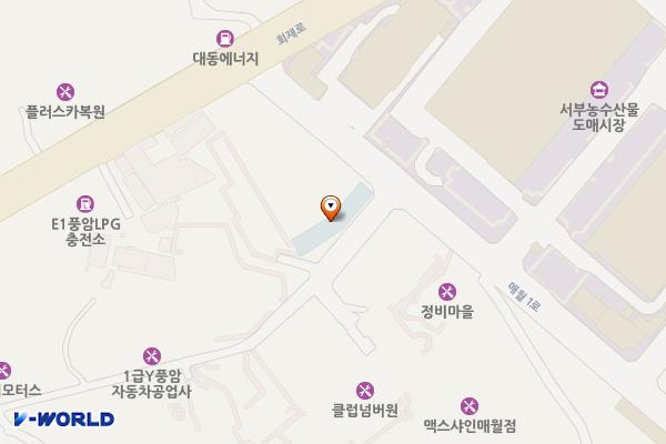이글골프연습장 위치 지도 — 전남광주통합특별시 서구 회재유통길 77