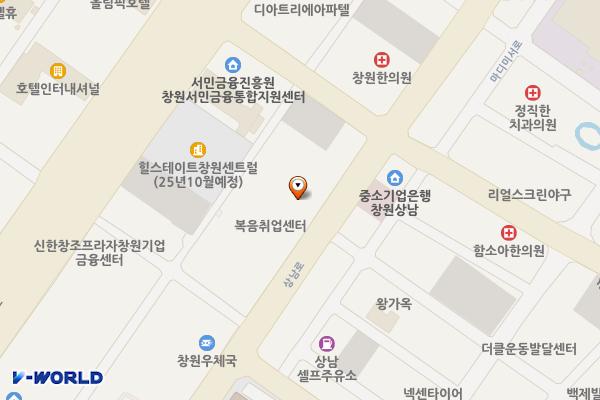 서울메디컬센터 위치 지도 — 경상남도 창원시 성산구 상남로 73