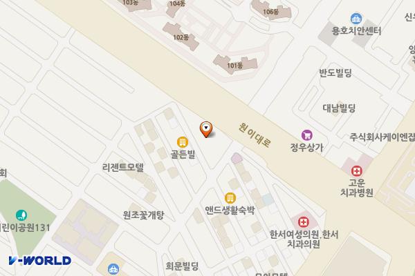 구트병원 위치 지도 — 경상남도 창원시 성산구 원이대로 578