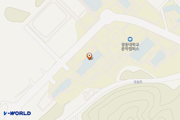 경동대학교 원주캠퍼스 위치 지도 — 강원특별자치도 원주시 문막읍 견훤로 815