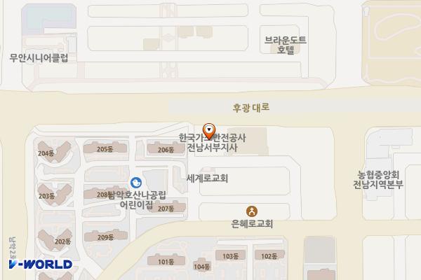 영암국제자동차경기장 위치 지도 — 전남광주통합특별시 영암군 삼호읍 에프원로 2
