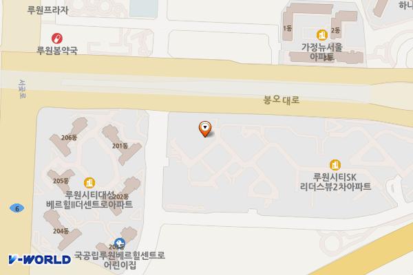 루원시티SK리더스뷰2차 위치 지도 — 인천광역시 서해구 봉오대로 270