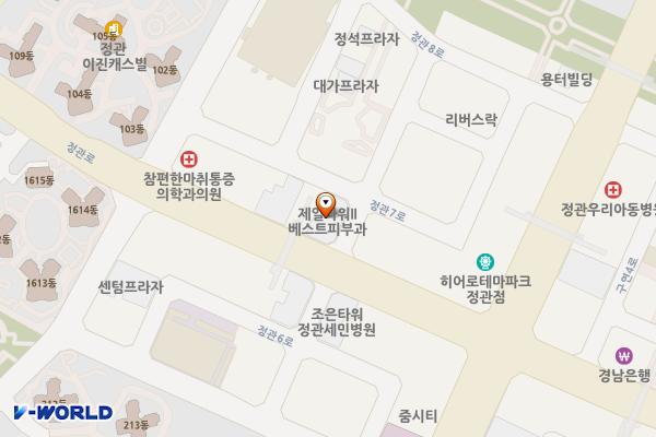 제일타워2 위치 지도 — 부산광역시 기장군 정관읍 정관로 575-3
