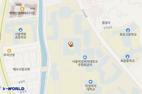 덕성여자대학교 위치 지도 — 서울특별시 도봉구 삼양로144길 33
