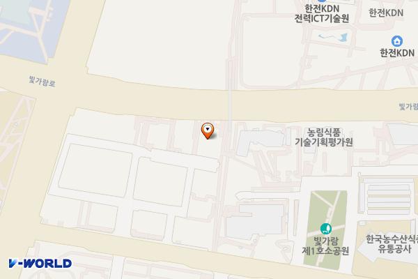 스마트파크지식산업센터관리단 위치 지도 — 전남광주통합특별시 나주시 교육길 13
