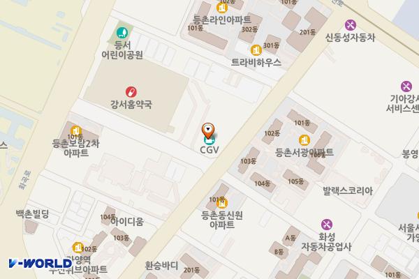 더브리티시몰 위치 지도 — 서울특별시 강서구 공항대로45길 63