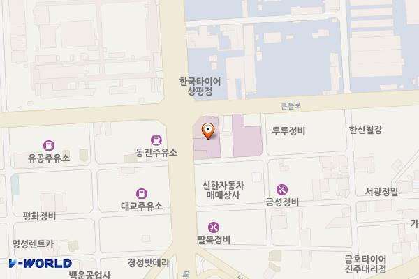진주한빛장례식장 위치 지도 — 경상남도 진주시 대신로 120