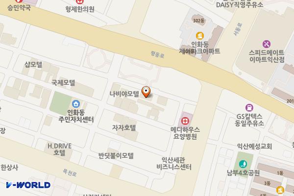 익산예그리나 위치 지도 — 전북특별자치도 익산시 인북로6길 52