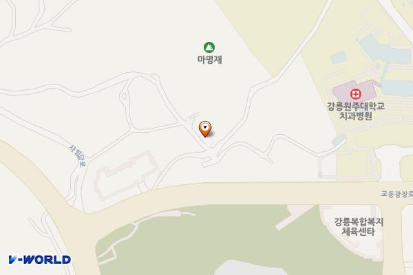 강릉유천파인힐 위치 지도 — 강원특별자치도 강릉시 유죽길 8