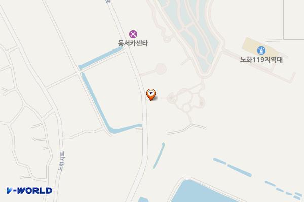 완도 솔밭쉼터공원 위치 지도 — 전남광주통합특별시 완도군 노화읍 노화로 697