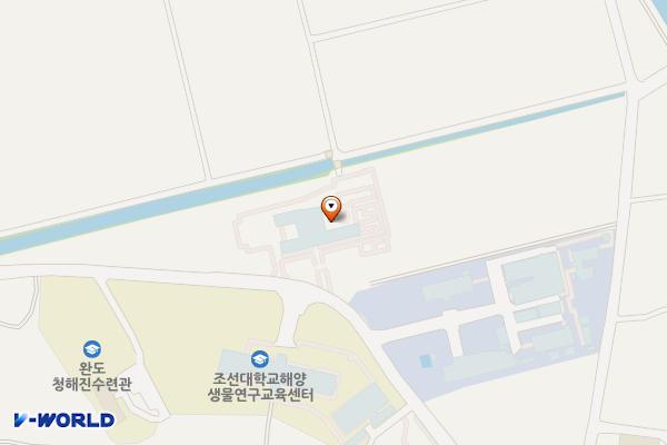완도 해양바이오공동협력연구소 위치 지도 — 전남광주통합특별시 완도군 신지면 해양치유길 203
